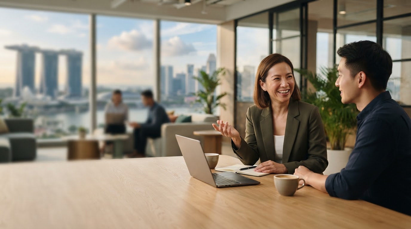 Suretanive investor reviewing portfolio insights while working remotely